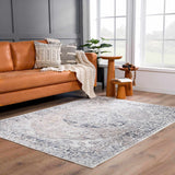 Rudo Cream Washable Area Rug - Ornate Home