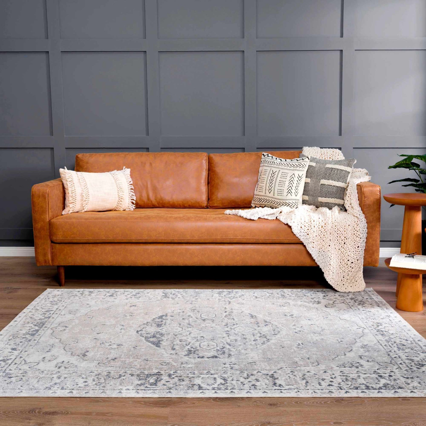 Rudo Flat Pile Washable Rug - Ornate Home