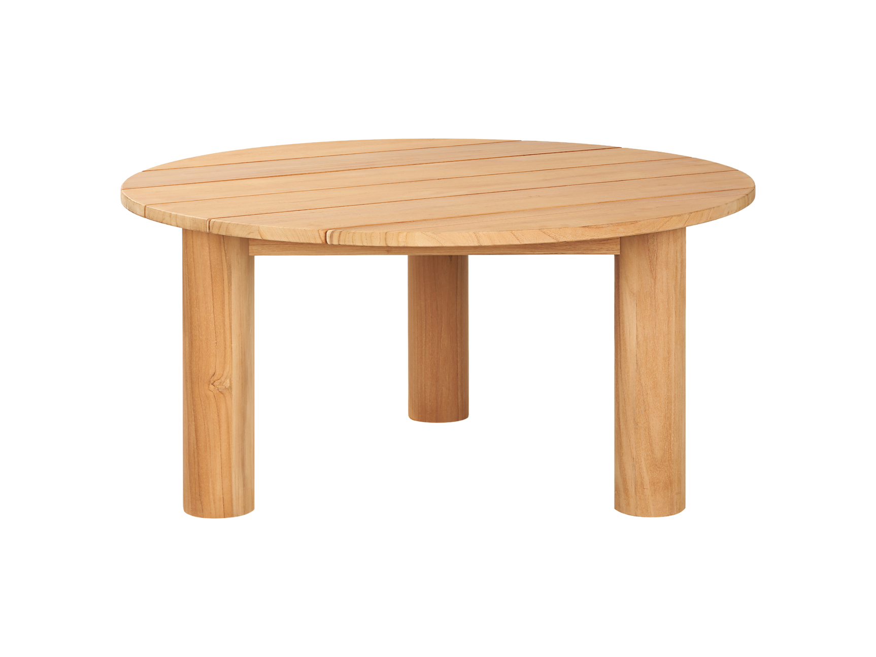 Rudolph Round Teak Outdoor Coffee Table - Ornate Home