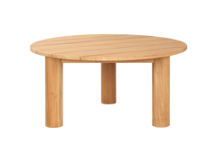 Rudolph Round Teak Outdoor Coffee Table - Ornate Home