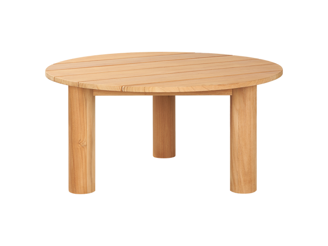 Rudolph Round Teak Outdoor Coffee Table - Ornate Home