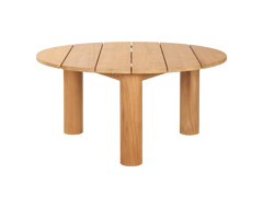Rudolph Round Teak Outdoor Coffee Table - Ornate Home