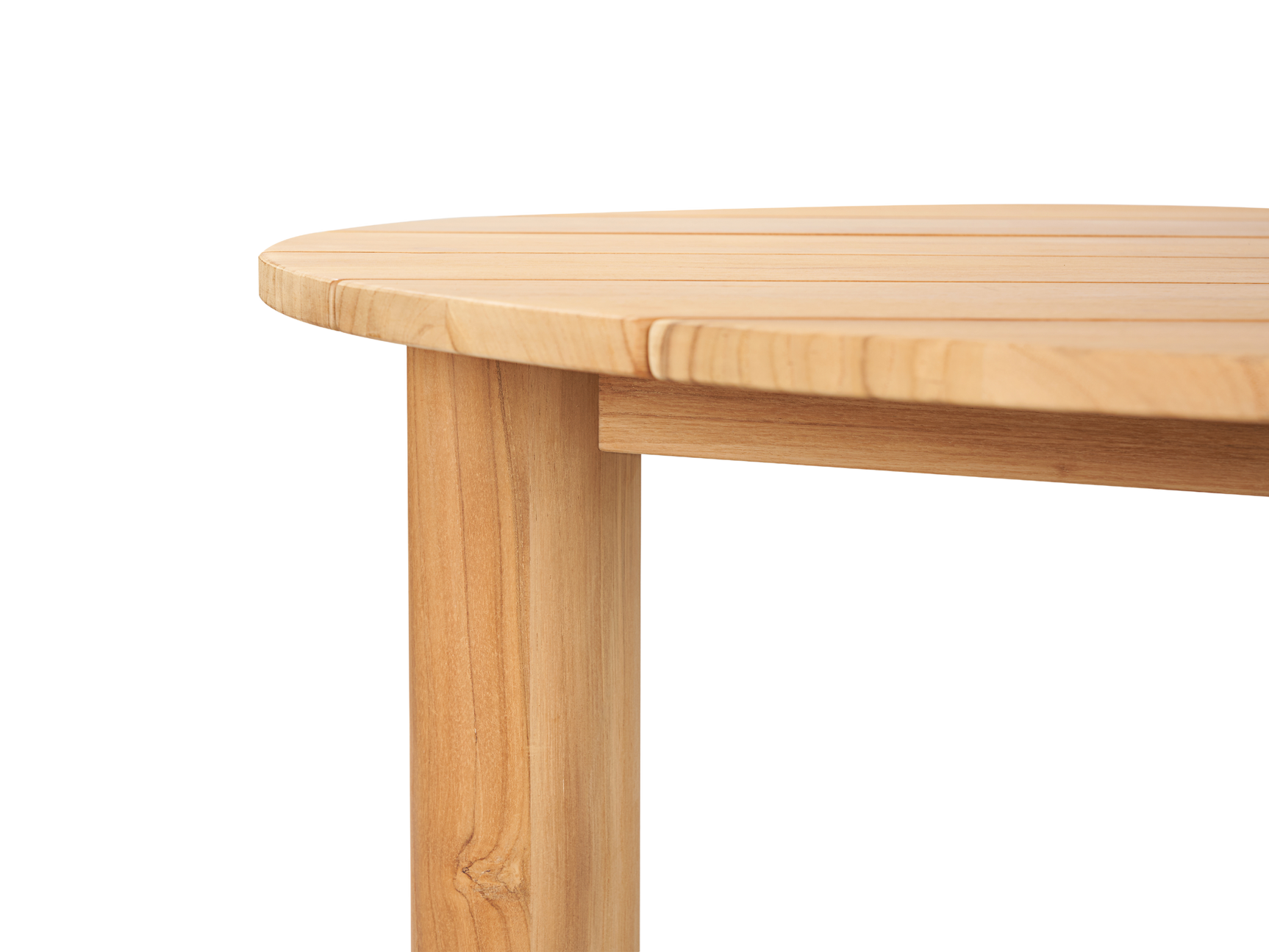 Rudolph Round Teak Outdoor Coffee Table - Ornate Home