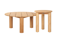 Rudolph Round Teak Outdoor Coffee Table - Ornate Home