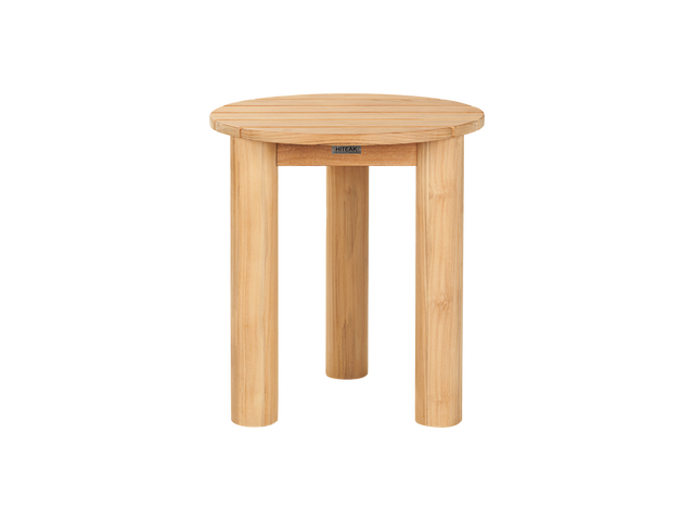 Rudolph Round Teak Outdoor Side Table - Ornate Home