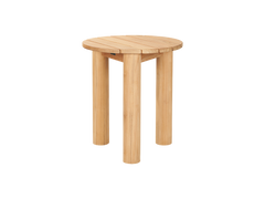Rudolph Round Teak Outdoor Side Table - Ornate Home
