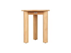 Rudolph Round Teak Outdoor Side Table - Ornate Home