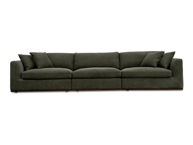 Rue Dark Green Modular Sofa - Ornate Home