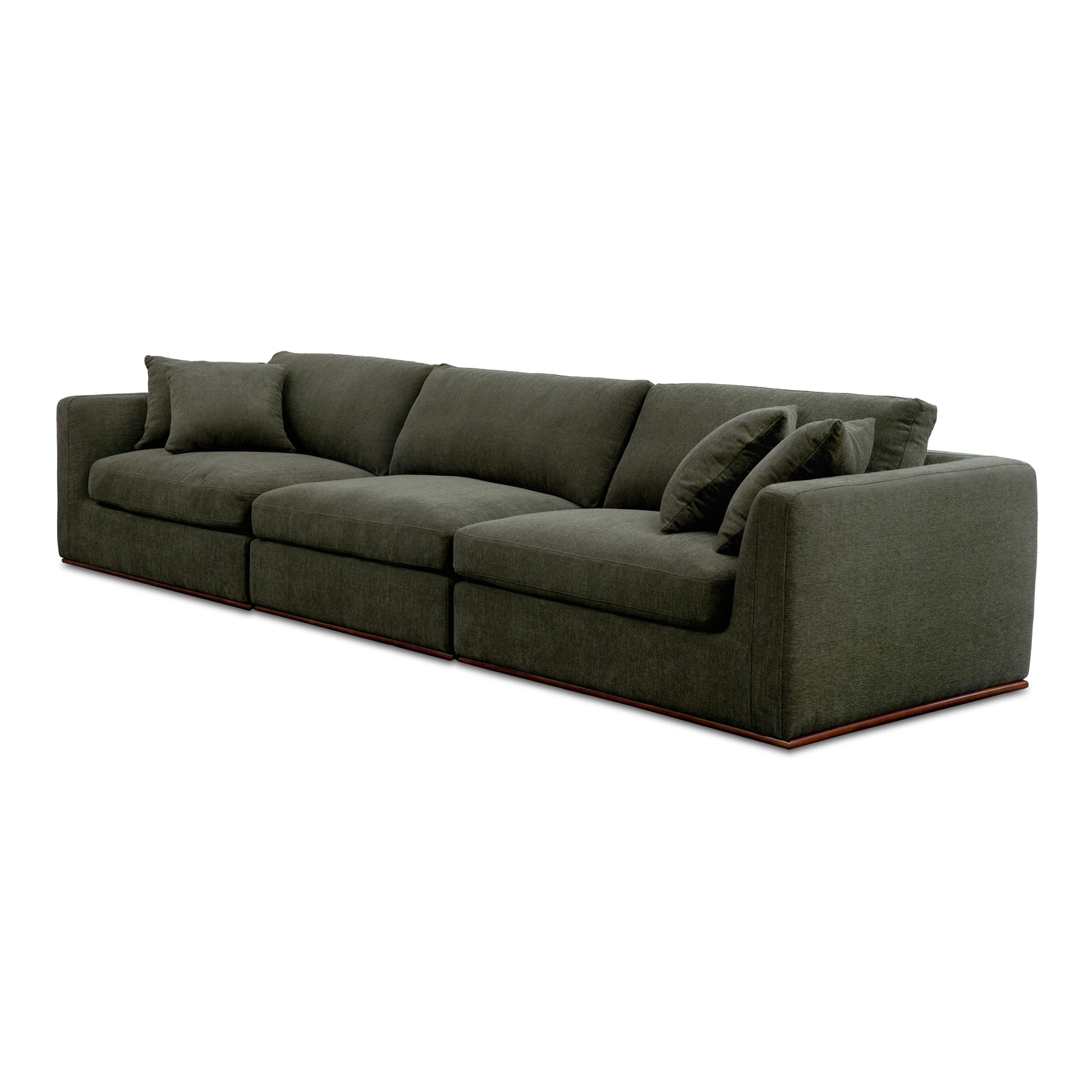 Rue Dark Green Modular Sofa - Ornate Home