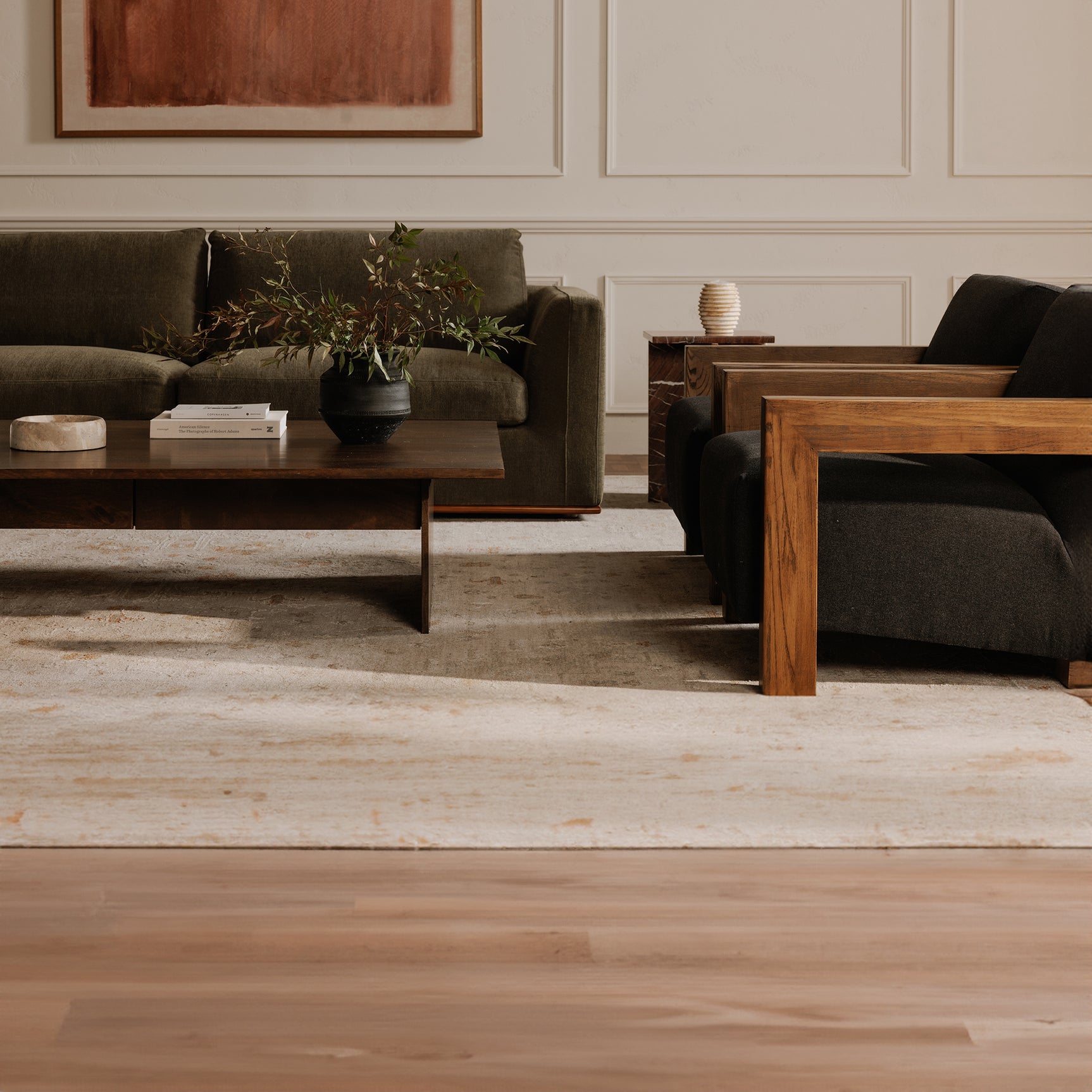 Rue Dark Green Modular Sofa - Ornate Home