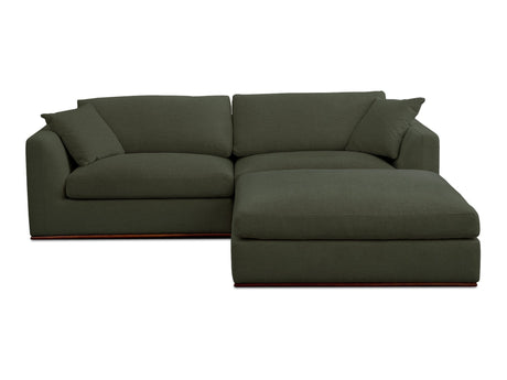 Rue Dark Green Nook Modular Sectional - Ornate Home