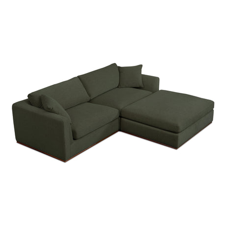 Rue Dark Green Nook Modular Sectional - Ornate Home