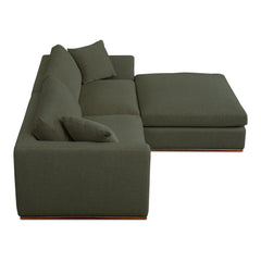 Rue Dark Green Nook Modular Sectional - Ornate Home