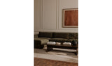 Rue Deep Green Left Arm Facing Chair