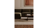 Rue Deep Green Left Arm Facing Chair
