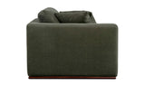 Rue Deep Green Left Arm Facing Chair