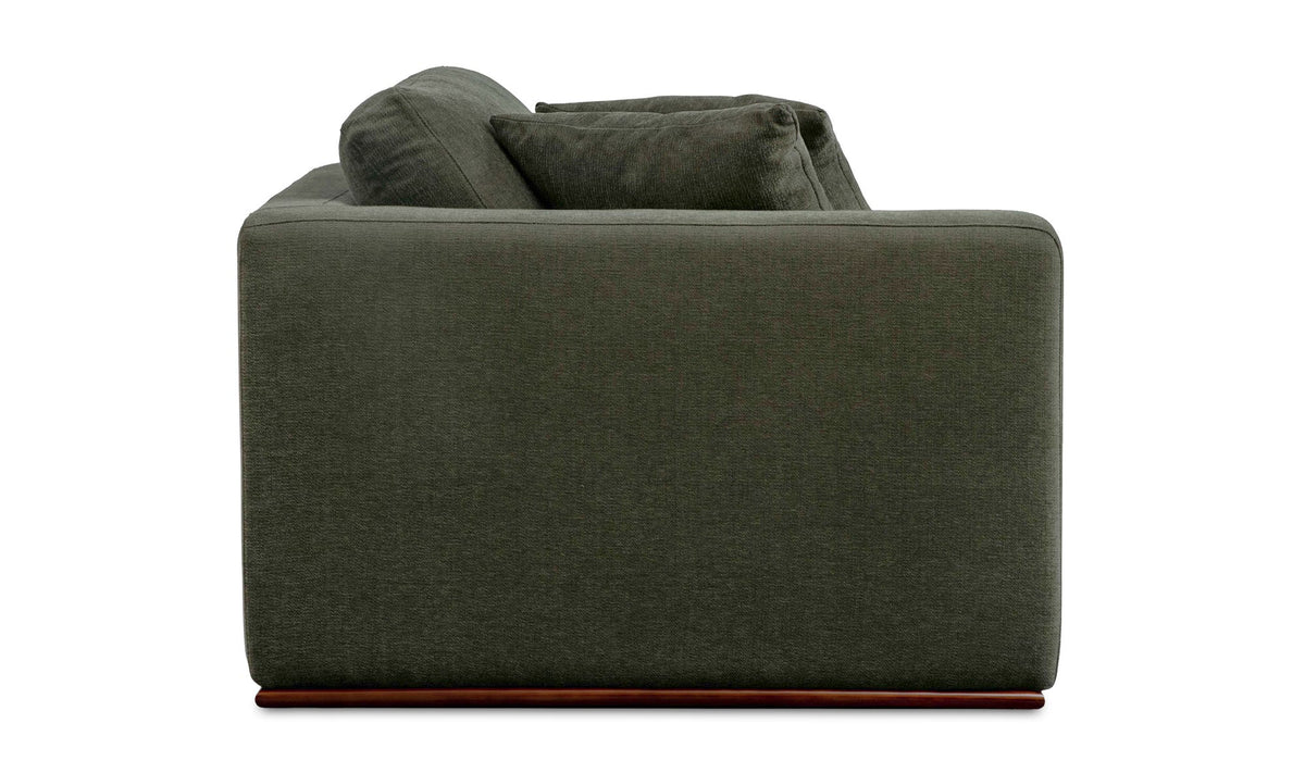 Rue Deep Green Left Arm Facing Chair