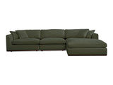 Rue Deep Green Lounge Modular Sectional - Ornate Home