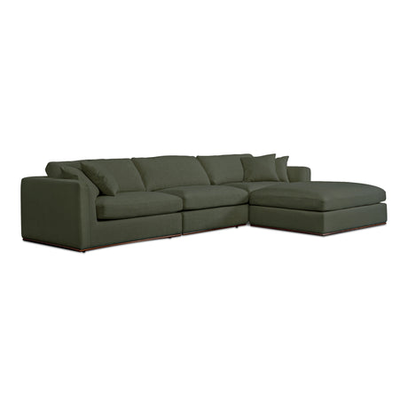 Rue Deep Green Lounge Modular Sectional - Ornate Home