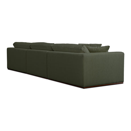 Rue Deep Green Lounge Modular Sectional - Ornate Home