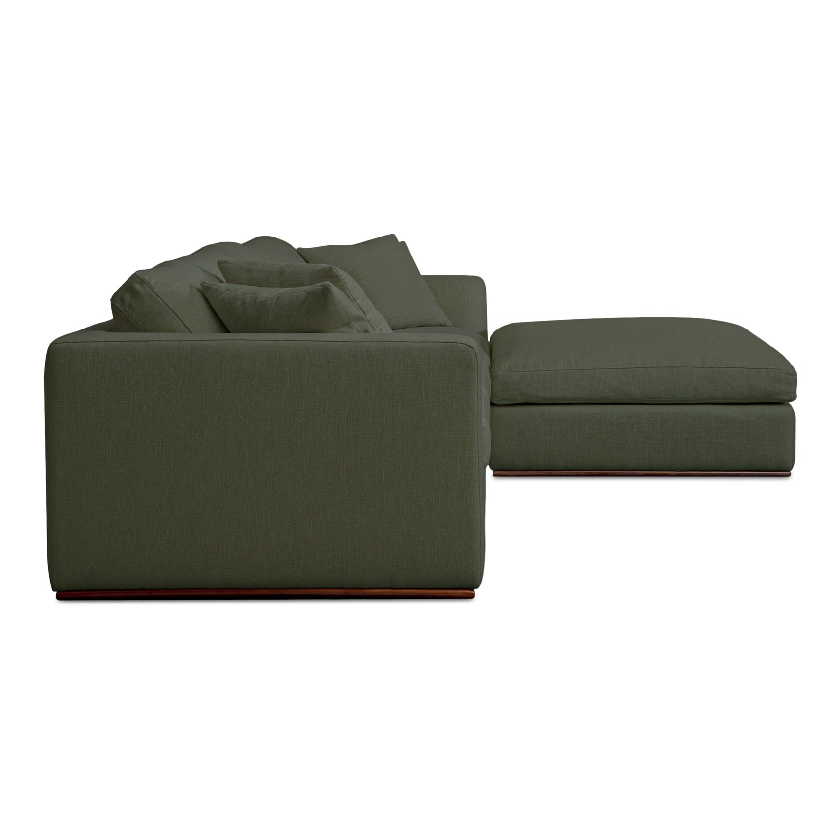 Rue Deep Green Lounge Modular Sectional - Ornate Home