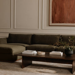 Rue Deep Green Lounge Modular Sectional - Ornate Home