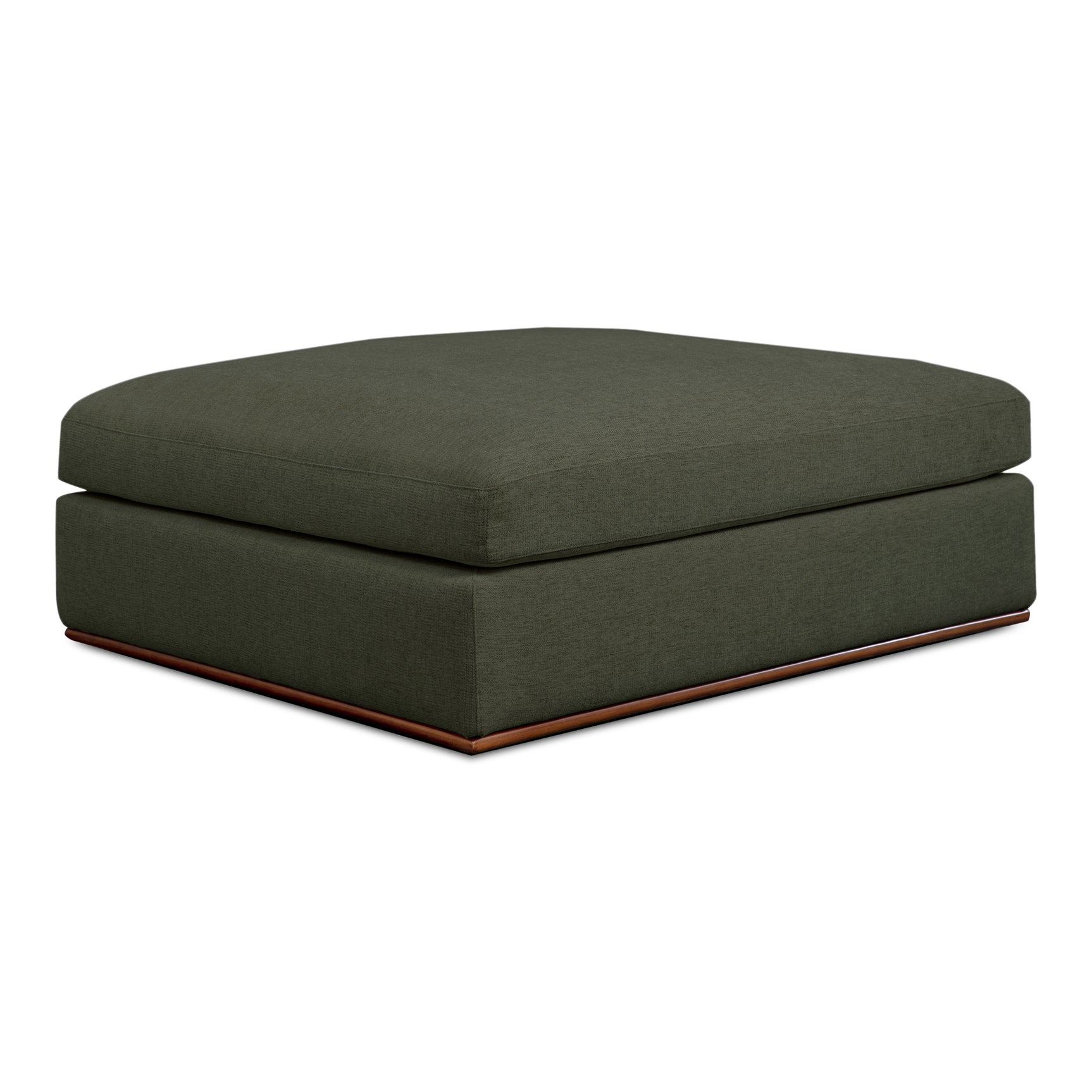 Rue Deep Green Ottoman - Ornate Home