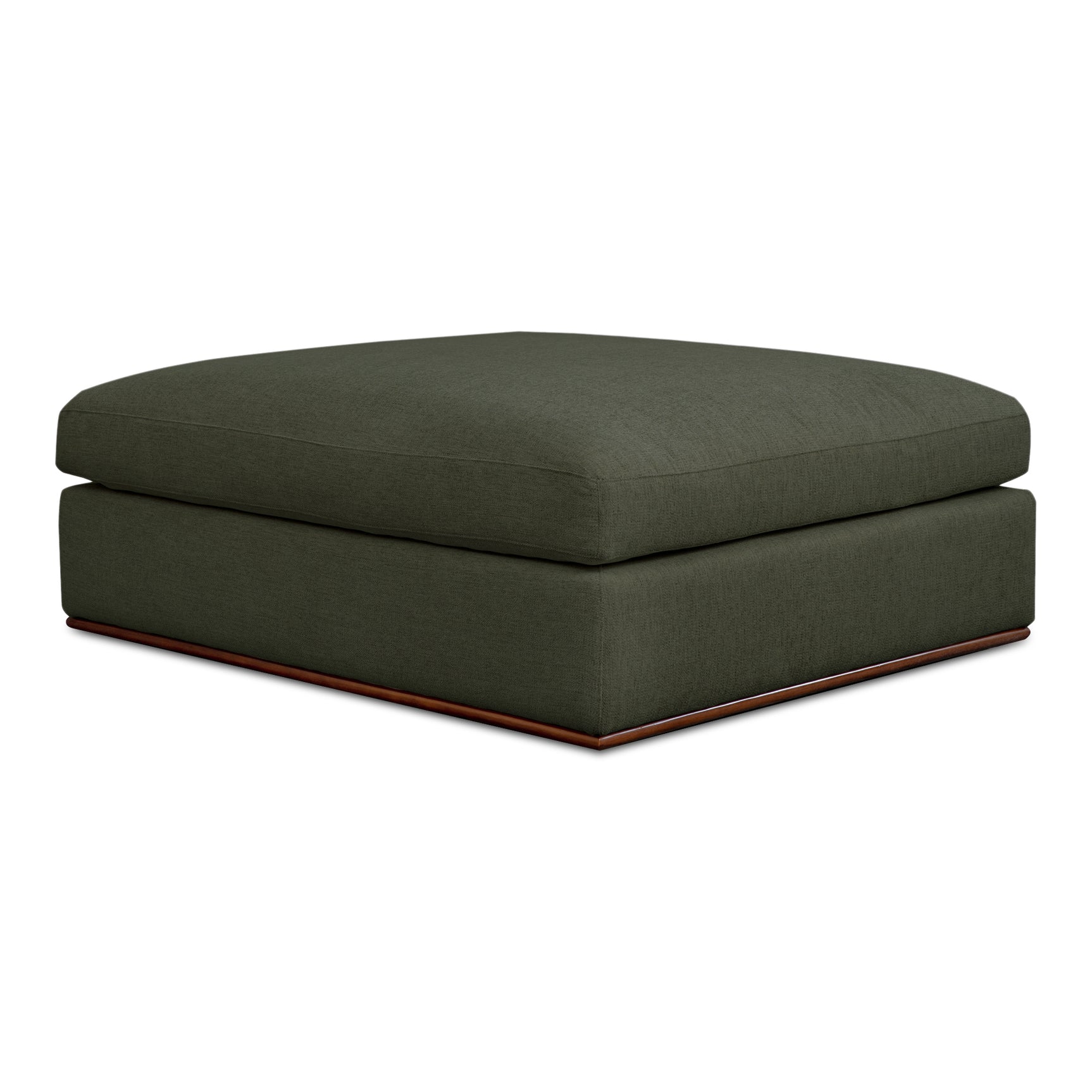 Rue Deep Green Ottoman - Ornate Home