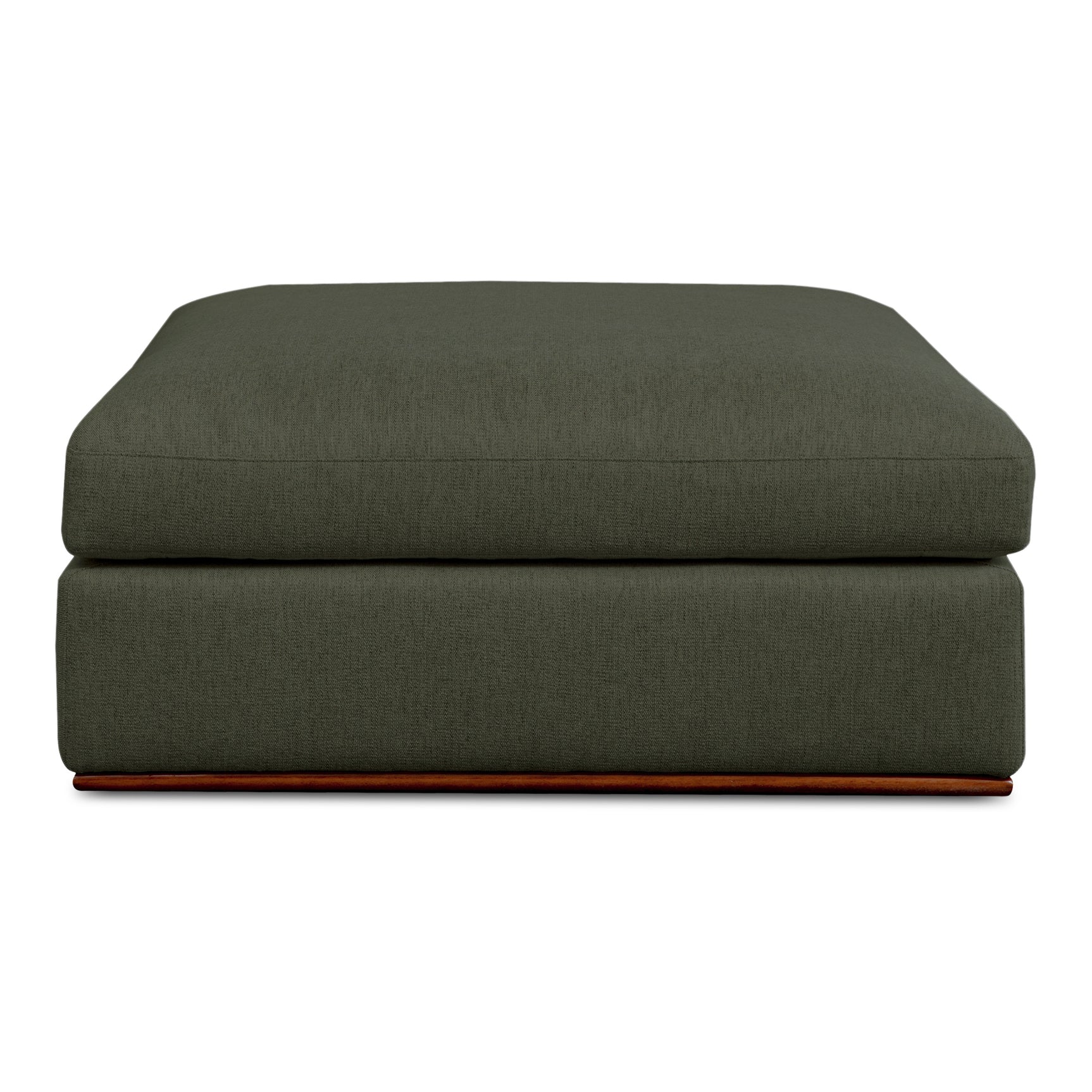 Rue Deep Green Ottoman - Ornate Home