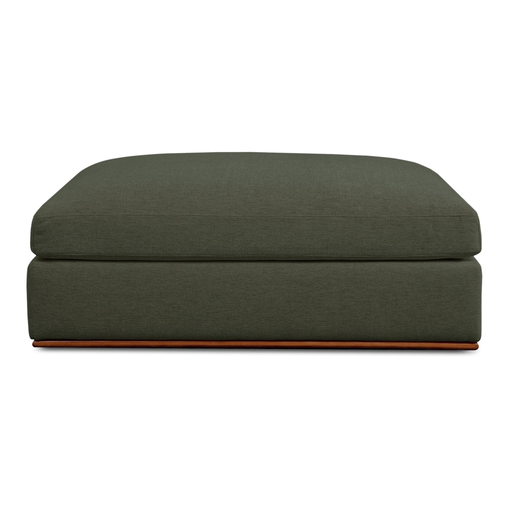 Rue Deep Green Ottoman - Ornate Home