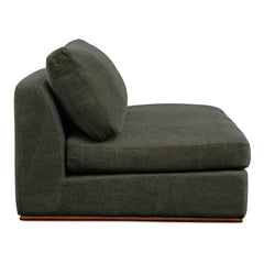 Rue Deep Green Slipper Chair - Ornate Home