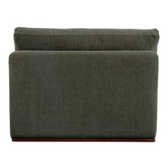 Rue Deep Green Slipper Chair - Ornate Home
