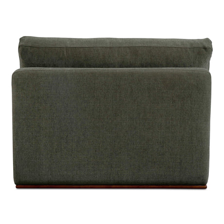 Rue Deep Green Slipper Chair - Ornate Home