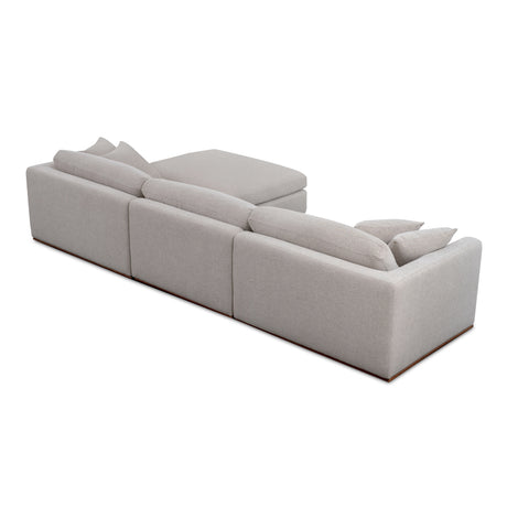 Rue Flecked Grey Lounge Modular Sectional - Ornate Home