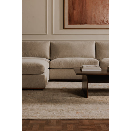 Rue Flecked Grey Lounge Modular Sectional - Ornate Home