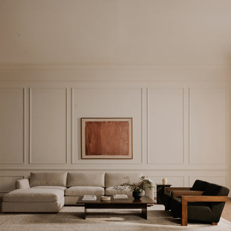 Rue Flecked Grey Lounge Modular Sectional - Ornate Home