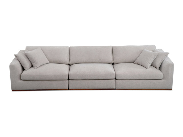 Rue Flecked Grey Modular Sofa - Ornate Home