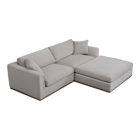Rue Flecked Grey Nook Modular Sectional - Ornate Home