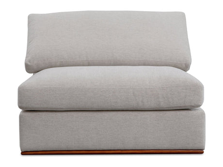 Rue Flecked Grey Slipper Chair - Ornate Home