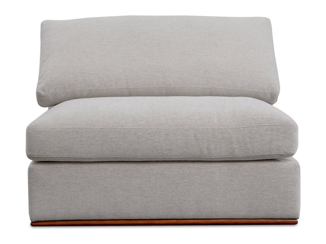 Rue Flecked Grey Slipper Chair - Ornate Home