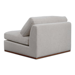 Rue Flecked Grey Slipper Chair - Ornate Home