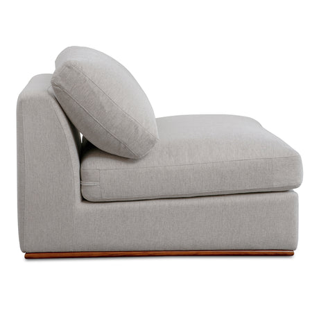 Rue Flecked Grey Slipper Chair - Ornate Home