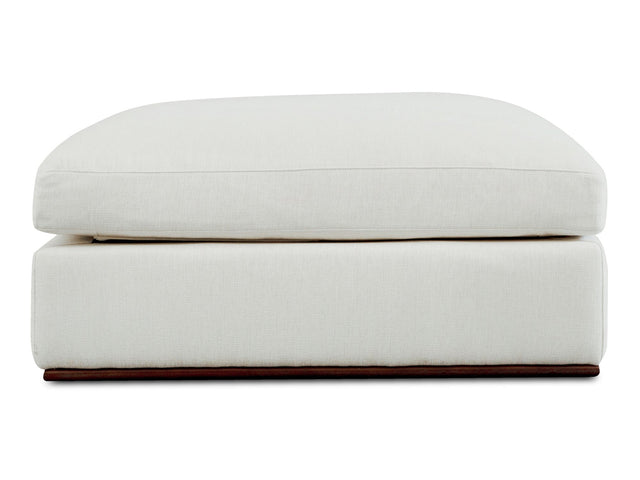 Rue Off White Ottoman - Ornate Home