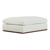 Rue Off White Ottoman - Ornate Home