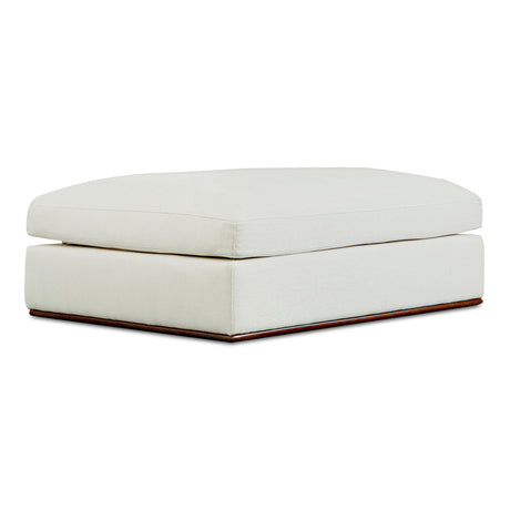 Rue Off White Ottoman - Ornate Home
