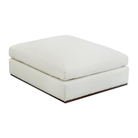 Rue Off White Ottoman - Ornate Home