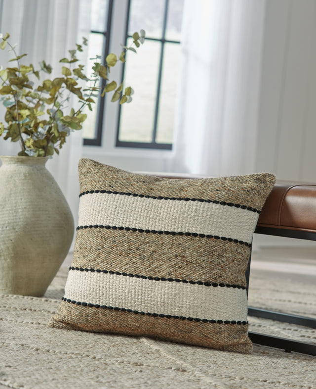 Rueford Brown/Black/Natural Pillow (Online Special Price) - Ornate Home