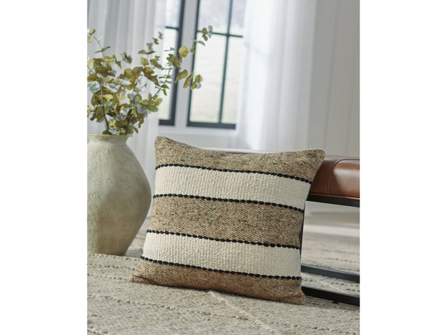Rueford Brown/Black/Natural Pillow (Set of 4) (Online Special Price) - Ornate Home