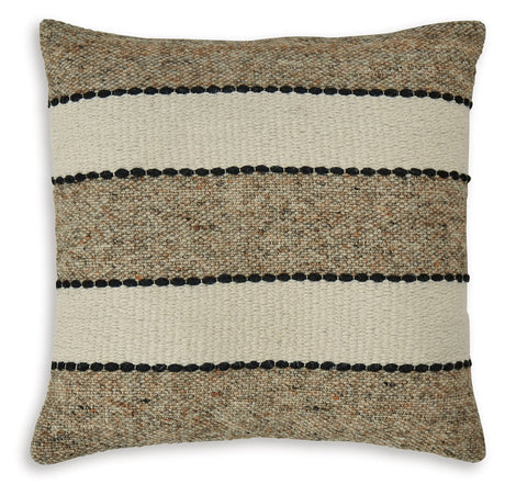 Rueford Brown/Black/Natural Pillow (Set of 4) - Ornate Home