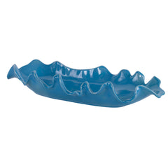 Ruffled Feathers Blue Bowl - Ornate Home